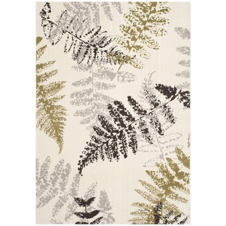 Safavieh Porcello Power Loomed Small Rectangle Rug, Ivory - Light Grey, 4 X 5 Ft. 7 In. PRL3738B-4